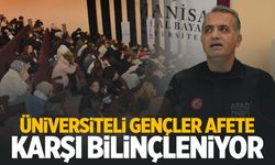 Üniversiteli gençler afetlere karşı bilinçleniyor!