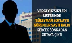 Vergi yüzsüzleri listesinde “Süleyman Soylu” adı çıktı! Gerçek sonra anlaşıldı