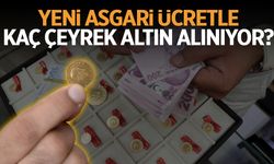 2025 asgari ücretiyle kaç çeyrek altın alınıyor?