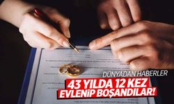 43 yılda 12 kez evlenip boşandılar! Sebebi şok etti…