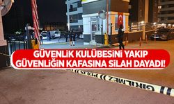 Adana’da korku dolu anlar! Güvenlik kulübesini ateşe verip güvenliği silahla tehdit etti!