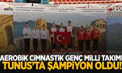 Aerobik Cimnastik Genç Milli Takımı Tunus'ta şampiyon oldu