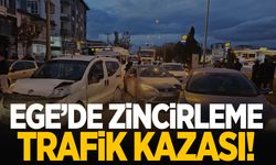 Afyonkarahisar'da 5 araçlık zincirleme kaza: Yaralılar var