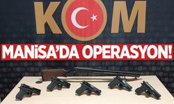 Akhisar'da yasa dışı silah ticaretine operasyon