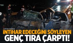 Arkadaşına intihar edeceğini söyledi: Aracıyla tıra çarparak hayatını kaybetti!