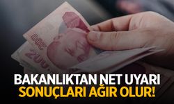 Asgari ücret sonrası bakanlıktan sert uyarı!