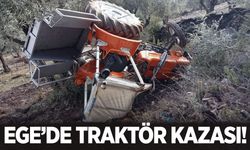 Aydın’da traktör devrildi! 1 ağır yaralı