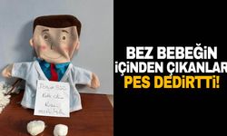 Bez bebeğin içinden çıkanlar pes dedirtti!