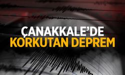 Çanakkale'de deprem! Detaylar belli oldu