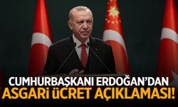 Cumhurbaşkanı Erdoğan'dan asgari ücret açıklaması geldi!