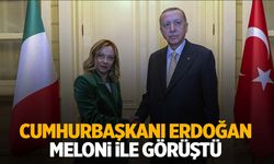 Cumhurbaşkanı Erdoğan, Meloni ile görüştü