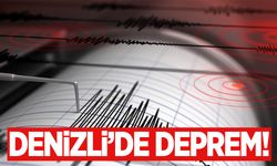 Denizli’de 4.0 büyüklüğünde deprem