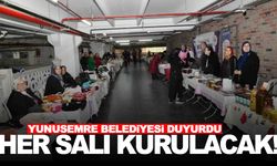 Yunusemre’ye kuruluyor… Her hafta Salı günü açılacak!