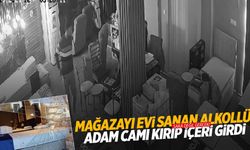 Evi sanıp mağazanın camını kırdı! Yatakta polisler uyandırdı: “Ne işiniz var evimde?”