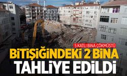 İstanbul’da 5 katlı bina çökmüştü… Binanın bitişiğindeki 2 bina tahliye edildi!