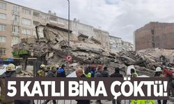 İstanbul’da 5 katlı bina çöktü!