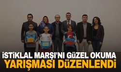 Sarıgöl'de İstiklal Marşı'nı güzel okuma yarışması düzenlendi