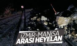 İzmir-Manisa arası heyelan!