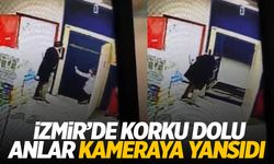 İzmir'de Asansör Kabini Düştü! O Anlar Kamerada