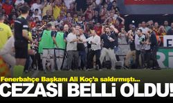 İzmir’deki maçta Ali Koç’a saldırmıştı… Cezası belli oldu