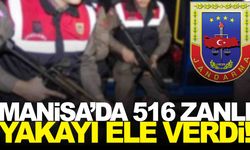 Manisa jandarması 1 ayda 516 zanlıyı yakaladı!