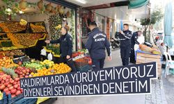 Manisa kaldırımlarında yürüyemeyenleri sevindiren denetim