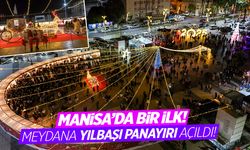 Manisa'da ilk... Meydana Yılbaşı Panayırı kuruldu