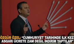 Özgür Özel: “Cumhuriyet tarihinde ilk kez asgari ücrete zam değil indirim yaptılar”