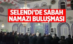 Selendi'de sabah namazı buluşması