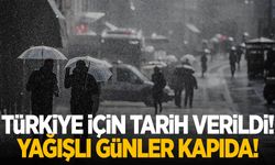 Türkiye’ye tarih verildi! Yağışlı dönem geliyor