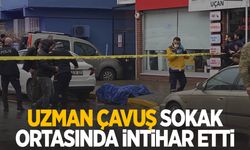 Uzman çavuş sokak ortasında hayatına son verdi