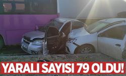 Van'da zincirleme trafik kazasında yaralı sayısı 79’a yükseldi