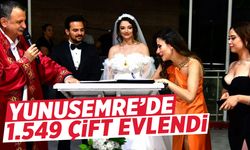 Yunusemre'de 2024 yılında 1.549 çift evlendi