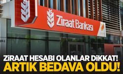 Ziraat Bankası'ndan müşterilerine müjde: Artık bedava oldu!