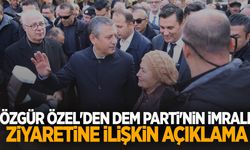 Özgür Özel'den DEM Parti'nin İmralı ziyaretine ilişkin açıklama