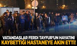 Hayranları Ferdi Tayfur’un hayatını kaybettiği hastaneye akın etti!