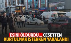 Eşini öldürüp aracının bagajına koydu! Cesedi yok etmek isterken polise yakalandı!