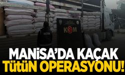 Manisa’da kaçak tütün vurgunu! Tırla yakalandılar… 6 ton ele geçirildi!