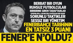 Fenerbahçe'den tatsız 3 puan