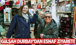 Gülşah Durbay’dan yeni yılın ilk günü esnaf ziyareti