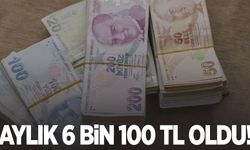 Resmi Gazete'de yayımlandı! Aylık 6 bin 100 TL oldu!