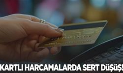 Kartlı harcamalarda sert düşüş