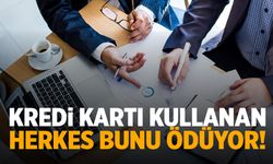 Kredi kartı kullanan herkes bunu ödüyor!