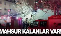 Konya’da 4 katlı bina çöktü… Mahsur kalanlar var!