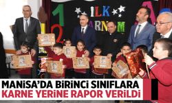 Manisa'da birinci sınıflara karne yerine rapor verildi