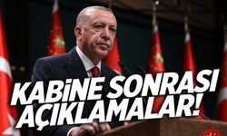 Merakla beklenen kabine sonrası Cumhurbaşkanı Erdoğan konuştu!