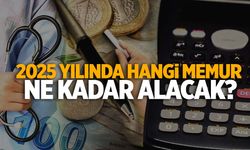 Meslek meslek zamlı maaş tablosu… 2025’te hangi memur ne kadar maaş alacak?