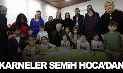 Miniklerin karnesi Semih Hoca’dan