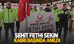 Şehit Fethi Sekin kabri başında anıldı