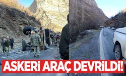 Şırnak’ta kaza: Askeri araç devrildi yaralılar var!